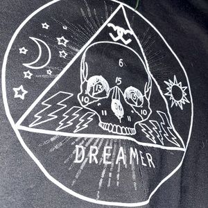 ROSS: S goodie two sleeves black “dreamer” sweatshirt!!